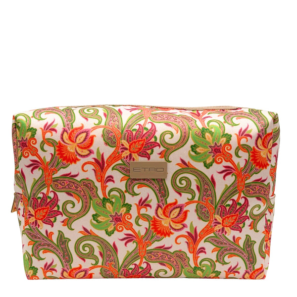 Etro Kulturtasche Orange Flower Large