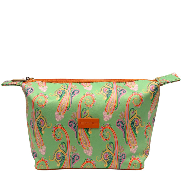 Etro Kulturtasche Paisley Green Large