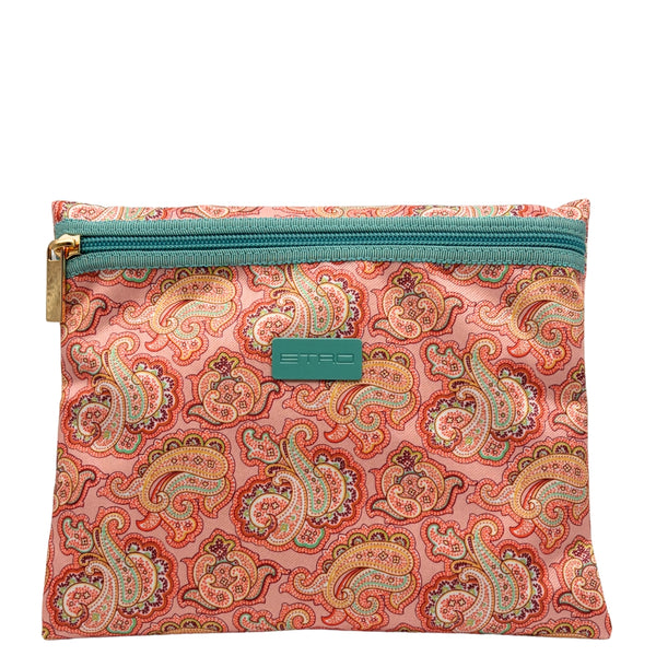 Etro Kulturtasche Paisley Pink Envelope Large