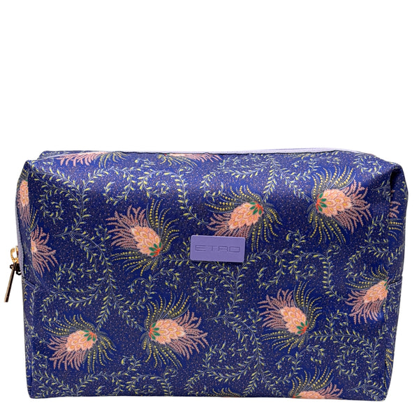 Etro Kulturbeutel Violet Flower Large