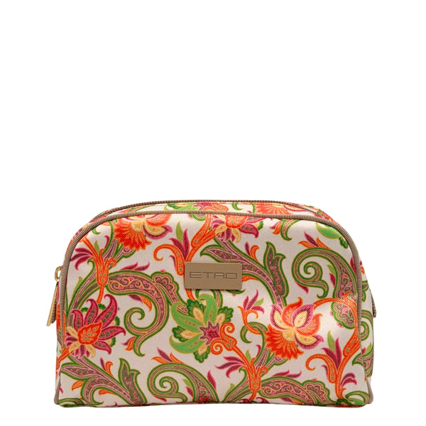 Etro Kulturtasche Orange Flower Medium 3