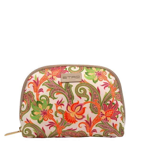 Etro Kulturtasche Orange Flower Medium