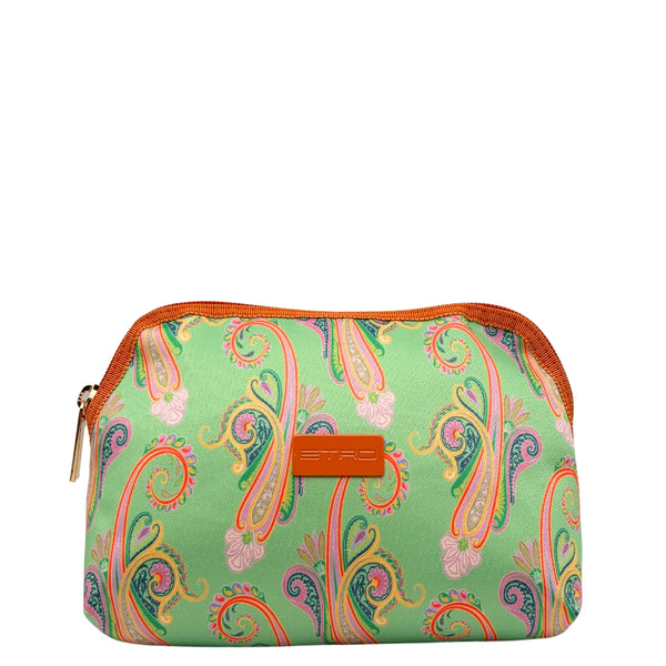 Etro Kulturtasche Paisley Green Medium 2