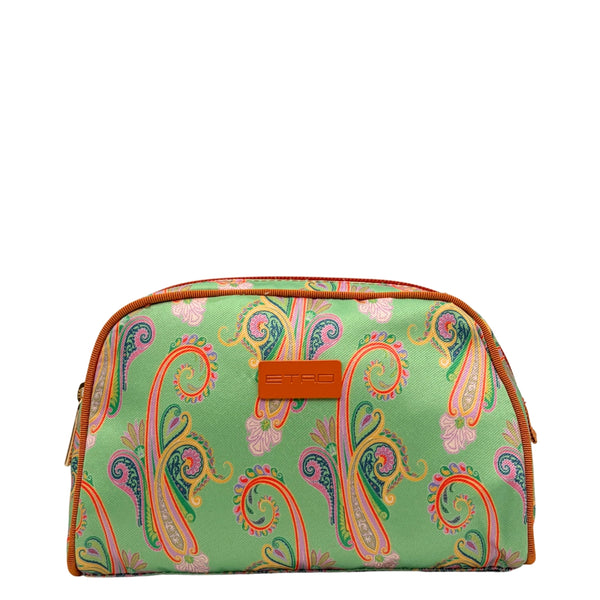 Etro Kulturtasche Paisley Green Medium 3