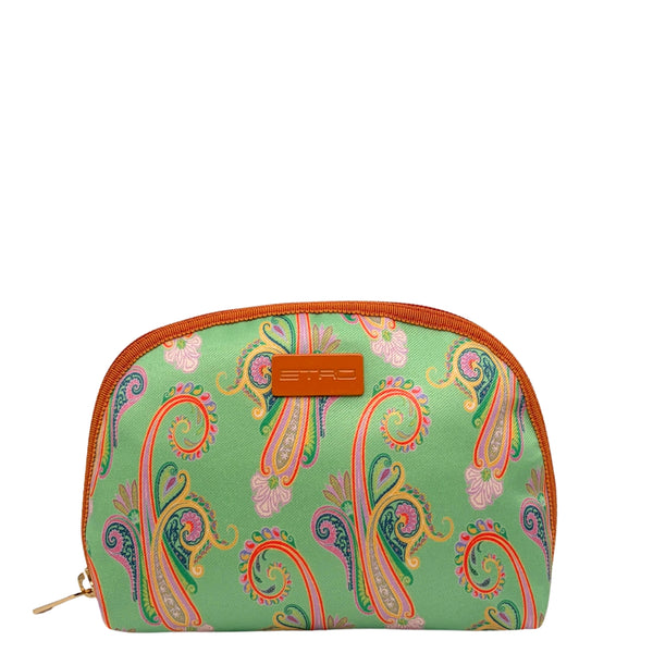 Etro Kulturtasche Paisley Green Medium