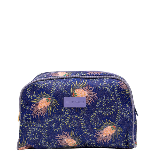 Etro Kulturtasche Violet Flower Medium 3