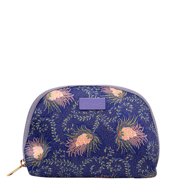 Etro Kulturtasche Violet Flower Medium