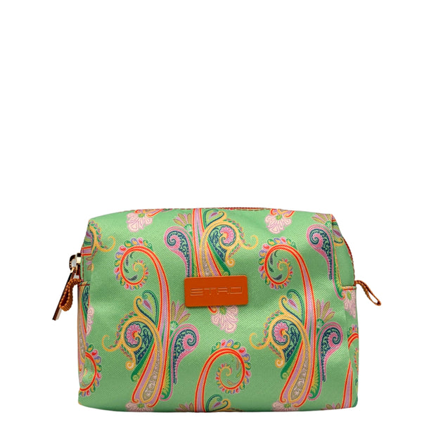 Etro Kulturtasche Paisley Green Small