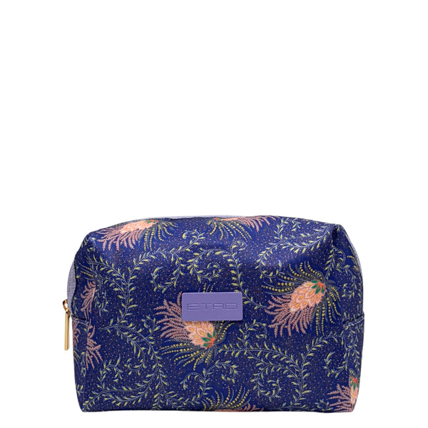Etro Kulturtasche Violet Flower Small 2
