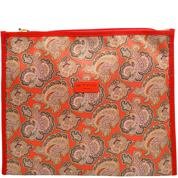 Etro Kulturbeutel Orange Groß 7