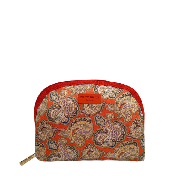 Etro Kulturbeutel Orange Klein 2