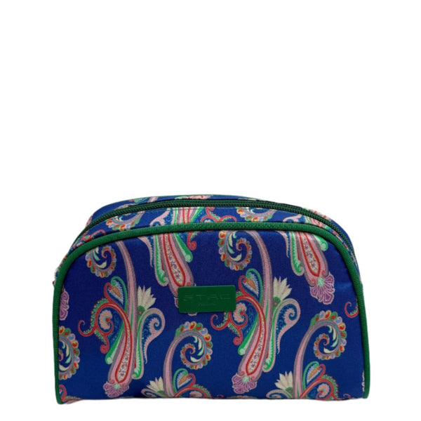 Etro Kulturbeutel Blau Mittel 1