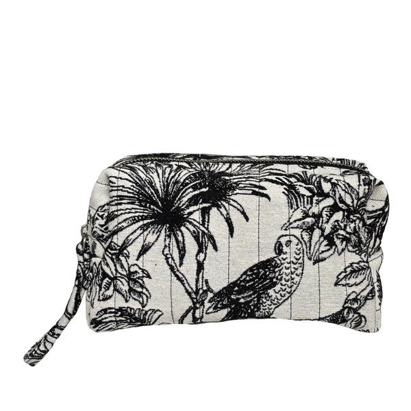 Safari Black &amp; White - The Jacquard Toiletry Bag